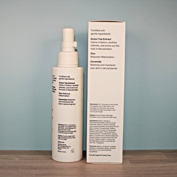 PHYLA pH Balancing Gel Face Cleanser For Pores, Acne, Blemishes, & Oiliness NIB - Picture 6 of 8